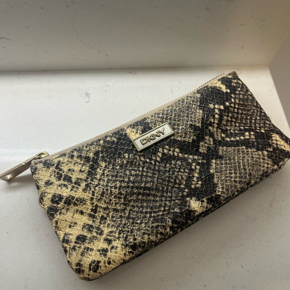 DKNY Snakeskin Clutch Handbag